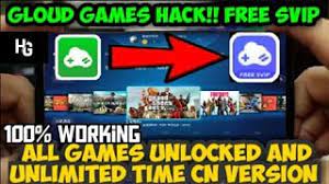 mediafire gloud games mod apk unlimited time free svip. Gloud Games Premium Mod Apk Free Svip And Unlimited Time Play Ps4 Pc Games On Android Youtube