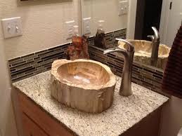 petrified wood sinks rustic sinks