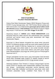 Bearing in mind dengan mengambil kira. Themalaysianinsight On Twitter Just In Malaysia Imposes Total Lockdown From June 1 To 14 For All Sectors Except Essential Service Economic Sectors Https T Co Lkv2w2hkau