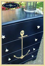 Nautical Anchor Dresser Check Out These 15 Nautical Furniture Flips Diy Furniture Inspiration With Coastal Nautical Furniture Coastal Dresser Nautical Diy
