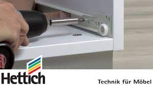 To reduce noise, consider models with soft close slide systems. Mounting Of Roller Runner Systems Do It Yourself With Hettich Youtube
