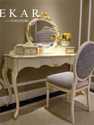 White Wooden Mirrored Vanity Table Makeup Table Bedroom Table Dressing Table Stool Mirrored Vanity Table Bedroom Table Vanity Table