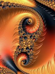Fractal Spirals With Warm Colors Orange Coral Digital Art By Matthias Hauser Fractal Art Coral Art Print Coral Art