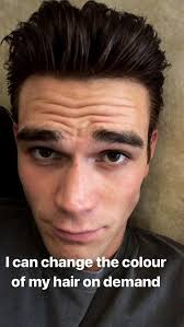 Kj apa real hair celebrity look alike josh hartnett. Kj Apa Joked About The Reason For His Frequent Hair Color Changes Teen Vogue