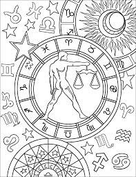 Develop your creativity as deep as possible, don't worry about paid items in the app, this moon and star face coloring pages application is completely free without any hidden paid items. Zodiac Signs Coloring Pages Coloring Home