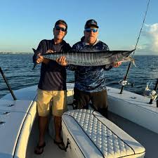 joevietro with a nice wahoo this am out front using my custom cotton candy  seawitch n strip combo, great job bud thanks for the Pic!! #provenresults  #localbusiness message me anytime for your
