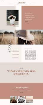 Designer Made Showit Website Template Quickly Launch A Highly Stylish Website For A Small Budget S Custom Web Design Web Design Color Elegant Website Design