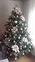 Silver Pink Christmas Tree Decorations