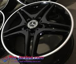 Pack Jantes Original Amg Mercedes Cla W117 A Kl W176 B Kl W246 Noir Brillant Polish 18 Pouces Boutique Www Projantes Com
