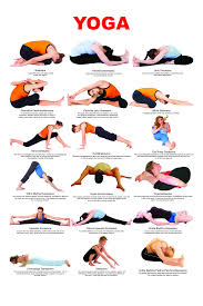 Yoga Postures Step By Step Yoga Chart Yoga Fitness Yoga Poses Chart