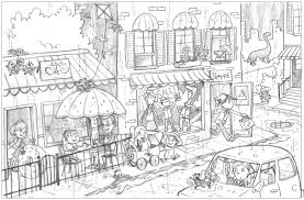 3,900 miles southeast of tokyo, and 4,536 miles northeast of australia. Happy City Coloring Page Free Printable Coloring Pages For Kids