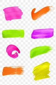 Festive Shimmery Neon Paint Brush Stroke Texture Background Set Free Image By Rawpixel Com Neon Painting Painting Textured Background