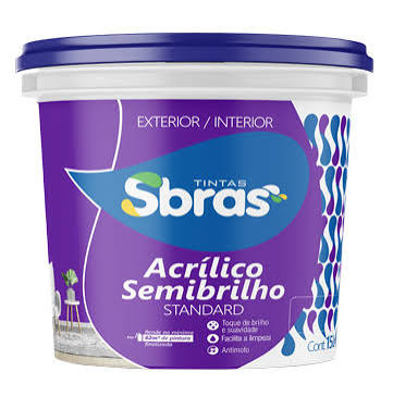 Tinta Semibrilho Standard Sbras