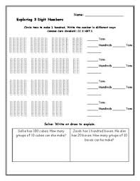 exploring 3 digit numbers by hannahbengland teachers pay teachers