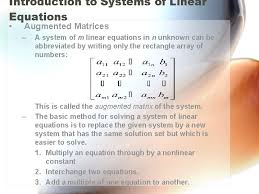 Chapter 1 Systems Of Linear Equations And Matrices