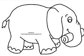 Sketsa mewarnai gambar hewan gajah sketsa mewarnai. Detail Gambar Sketsa Gambar Gajah Garlerisket