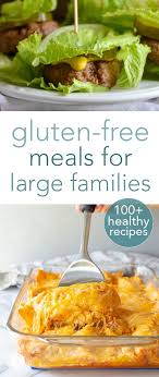 gluten free meals for large families