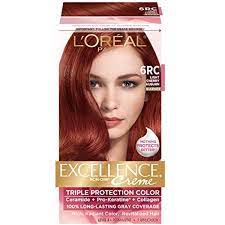 L Oreal Paris Excellence Creme 6rc Light Cherry Auburn Want To Know More Click On The Image This I Loreal Hair Color Hair Color Auburn Hair Color Chart