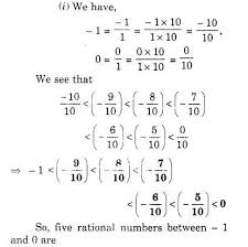 But just in case, here are some examples to work through. List Five Rational Numbers Between 1 And 0 Cbse Class 7 Maths Learn Cbse Forum