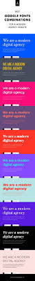 The modern typeface represents intelligence style and progress. Best Google Fonts Combinations For A Modern Website Including Color Palettes Best Google Fonts Font Combinations Modern Website