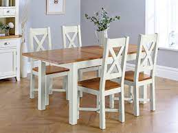 Order online, or pop into the restaurant to pick one up. Country Oak 180cm Grey Painted Extending Dining Table 4 Grasmere Grey Painted Chairs