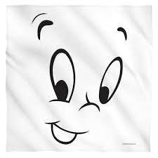 Casper The Friendly Ghost Face Bandana Casper The Friendly Ghost Ghost Faces Friendly Ghost