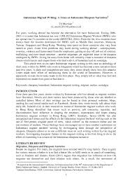 Ielts, satu tes untuk berbagai peluang. Pdf Indonesian Migrant Writing A Trace On Indonesian Diaspora Narratives Tri Murniati Academia Edu