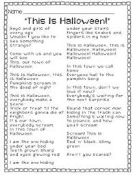 This Is Halloween Similes Metaphors Similes And Metaphors Halloween Teaching Nightmare Before Christmas Songs