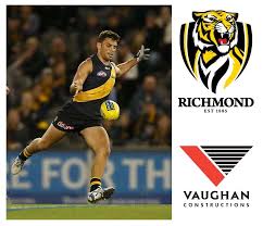 Buy richmond spiders football gear! Vaughan Constructions Building Customers For Life Official Player Sponsor Sam Lloyd 27 Richmond Football Club