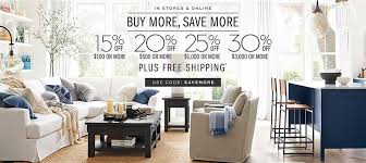 Our discount furniture store has the best home furnishing products at the lowest possible prices in st stephens church, va. Pottery Barn Buy More Save More Sale Laurel Home