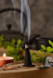 For this particular brand of incense, the backflow cone la. Incense Stock Photos Royalty Free Images Focused
