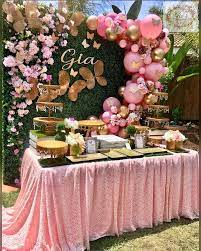 Welcome new babies with adorable baby shower decorations. Pink Girls Baby Shower Sprinkle Decorations And Ideas Fairy Baby Showers Baby Girl Birthday Theme Garden Baby Showers