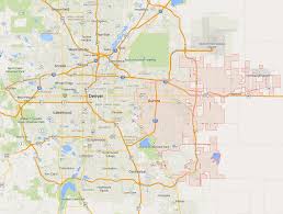 Aurora Colorado Map United States