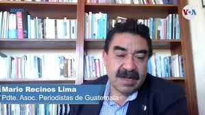 Mario Recinos Lima, presidente de la Junta Directiva de la Asociación de  Periodistas de Guatemala