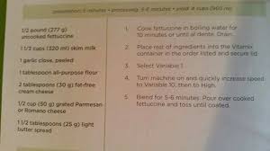 Alfredo Sauce Using The Vitamix Alfredo Sauce Vitamix Vitamix Recipes