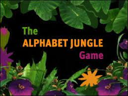 Every letter from a to y leads them on an animated alphabet . The Alphabet Jungle Game Muppet Wiki Fandom