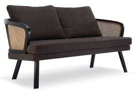 Free delivery and returns on ebay plus items for plus members. Loveseat Leeds Sofa In Natural Rattan And Cotton Cushion