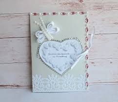 Wie beschrifte ich einen briefumschlag richtig? Gluckwunschkarte Zur Hochzeit Mit Umschlag Handgemacht