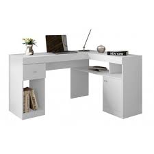Profitez de prix ikea toute l'année faites vous facilement livrer à domicile. Bureau D Angle Blanc Caisson Et Rangements Beaux Meubles Pas Chers