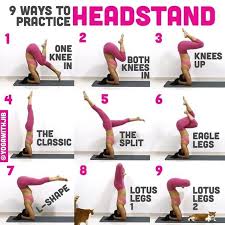 9 Ways To Practice Headstand Yoga Handstand Headstand Yoga Easy Yoga Workouts
