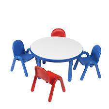 Choosing preschool chairs is challenging. New Preschool Table For Kids With 4 Vibrant Color Chair Outdoor Indoor Playset Multi Color Kids And Teens Play Tables Chairs Home Garden Worldenergy Ae