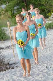 Bridesmaid dresses ideas 2020 #bestbridesmaiddresses. From Our Actual Wedding Bridesmaids In David S Bridal Teal Pool Dresses Wi Beach Wedding Bridesmaid Dresses Beach Bridesmaid Dresses Summer Bridesmaid Dresses