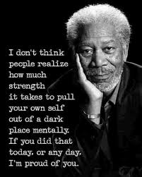 You bring about what you think about. Think happy thoughts.