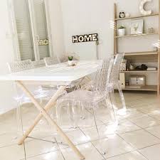 Table Salle A Manger Dining Room Table Scandinave Scandinavian Ikea Chaise Transparente Home Bureau Decoration Home Home Decor Decor