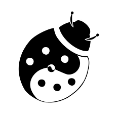 Black And White Ladybug Clipart Pin By Sharita Barber Jerkins On Swing Phi Swing 4 Life Lady Bug Tattoo Ladybug Half Sleeve Tattoos Designs