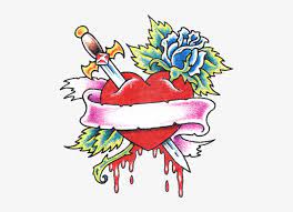 Heart and rose tattoo by tatosxl on deviantart. Rose Heart With Banner Tattoo Design Photo Rose And Heart Tattoo Designs Free Transparent Png Download Pngkey