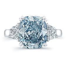 5 Engagement Rings For The Unconventional Bride Eiseman Jewels Blue Engagement Ring Blue Diamond Ring Blue Diamond