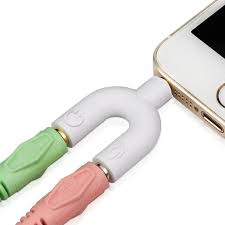 Mini U Shape 3 5mm Jack Y Audio Headphone Headphone Splitter Audio Headphones Headphone Adapters