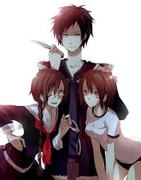 Anime Picture Search Engine Black Hair Braid Breasts Brown Hair Buruma Coat Cuffs Durarara Glasses Gym Uniform Handcuff Durarara Cool Anime Pictures Anime
