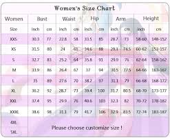 Size Chart Measurement Guide Webcosplay Cosplay Costumes